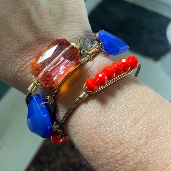 Orange & Blue bangles from Bourbon & Boweties - Picture 2 of 7